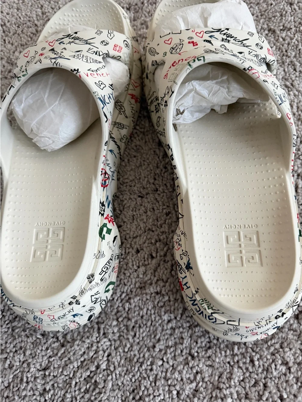 MARSHMALLOW MULTICOLORED SLIDES